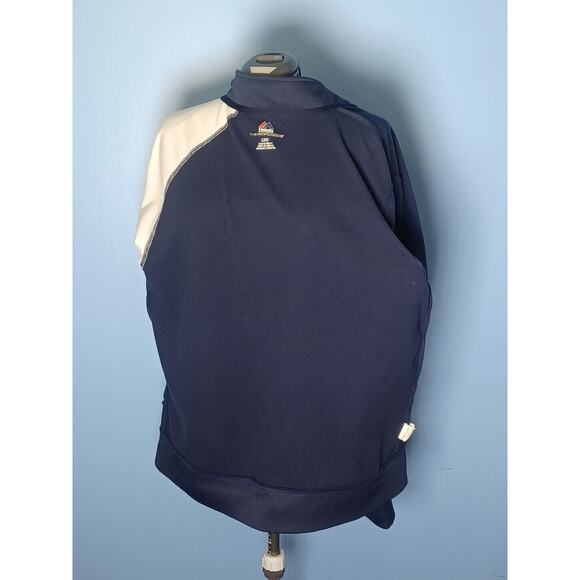 Chicago Bears Zip Up Thermal Base Jacket Graphic Sleeve Blue,Orange,Gray Large - Picture 11 of 15